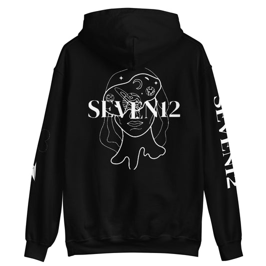 SEVEN12 HOODIE: 'Black'